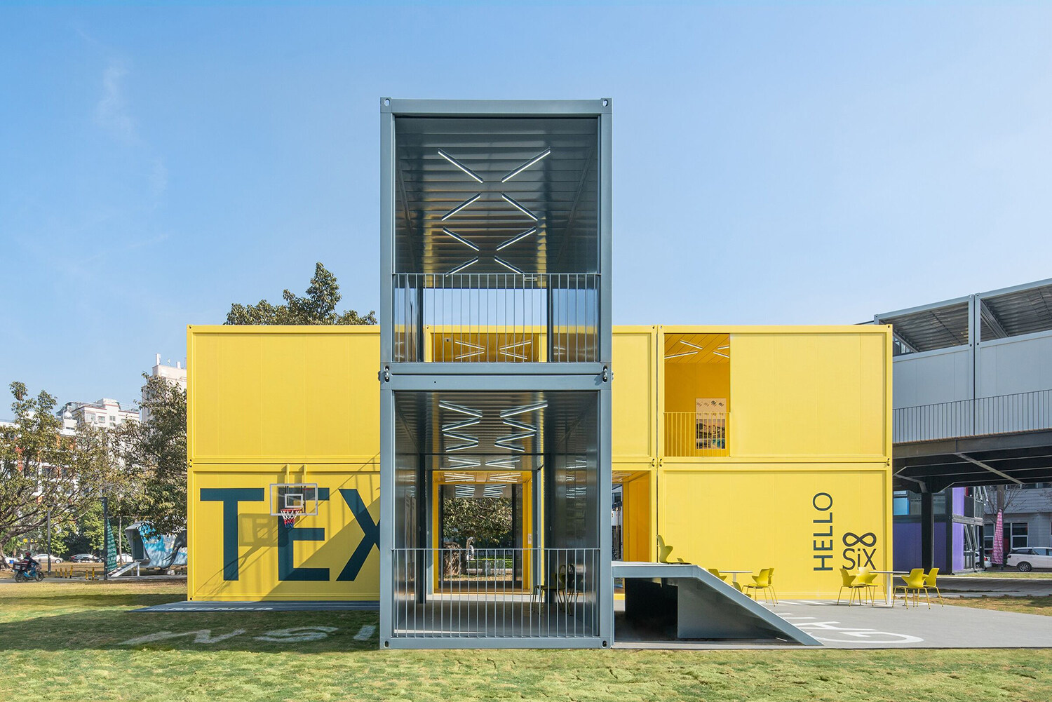 Education And Training Container Building