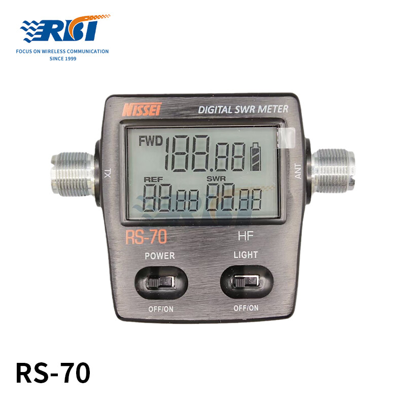 RS-70 Digital SWR/ Wattmeter HF 1.6-60MHz 200W for two-way radio SWR power testing