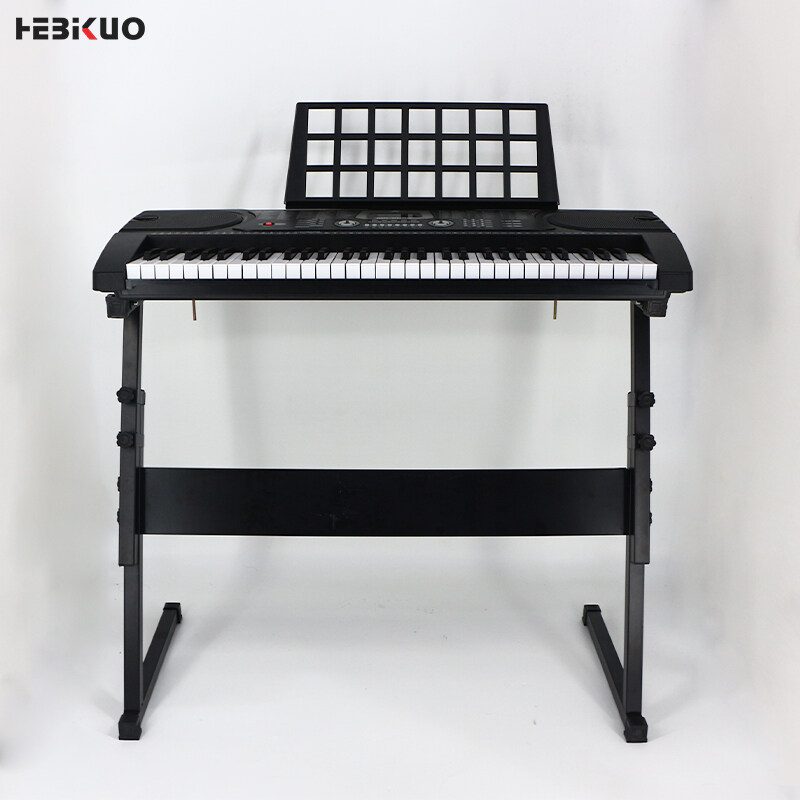 HEBIKUO Q-168A Wholesale high quality 49 61 key keyboard electric piano with stand keyboard stand
