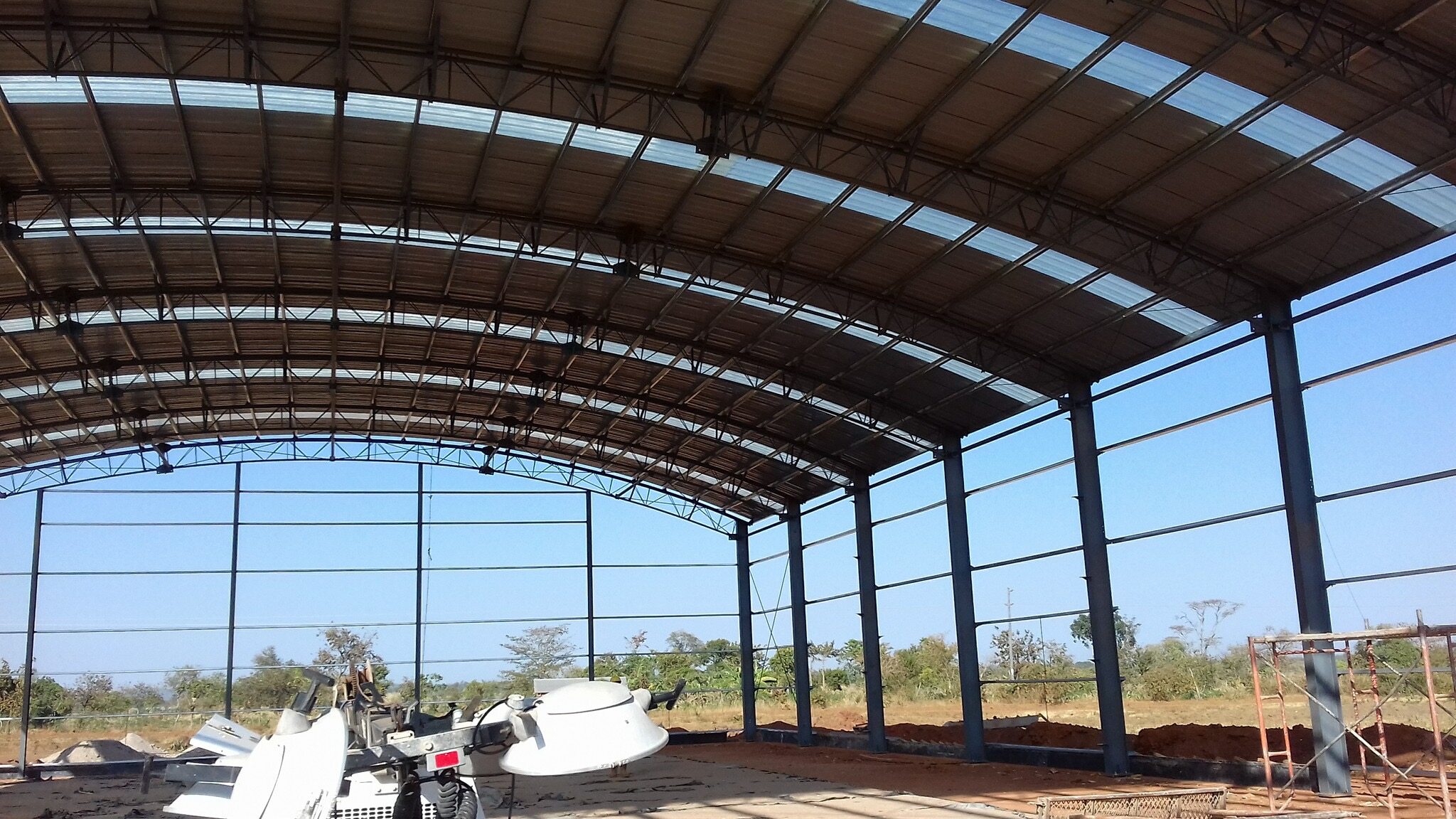 steel frame arched  company, steel frame arched  exporter, steel frame arched  china, rice warehouse tazania factory, rice warehouse tazania supplier