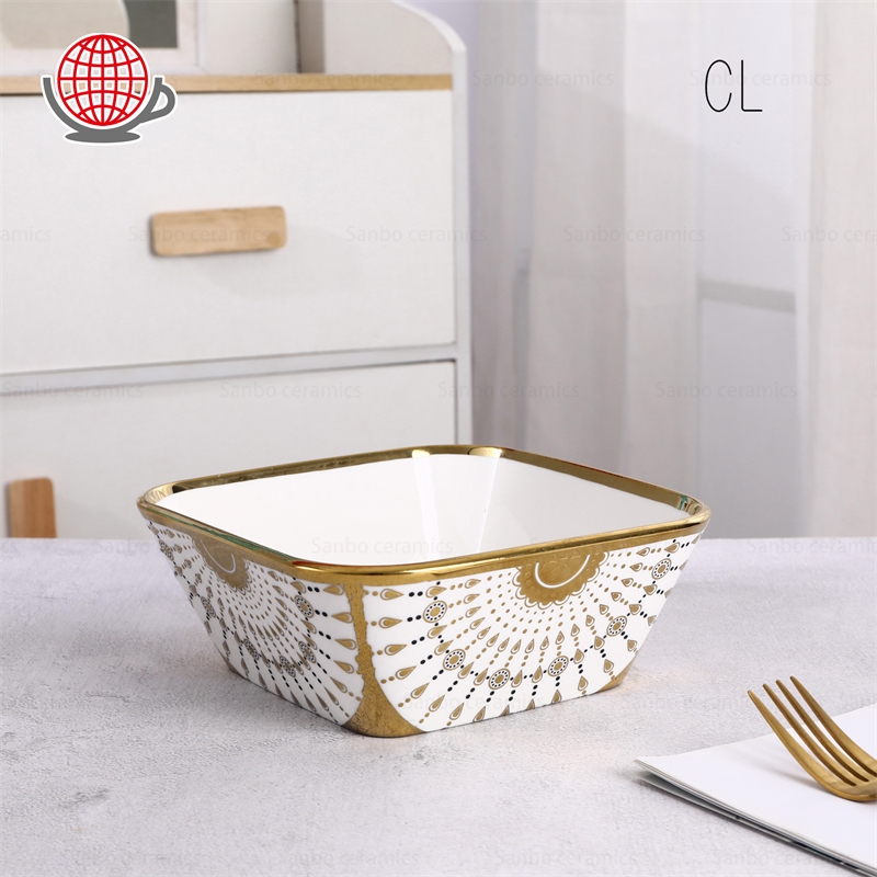 square porcelain dinnerware sets,gold dinner sets,luxury dinnerware