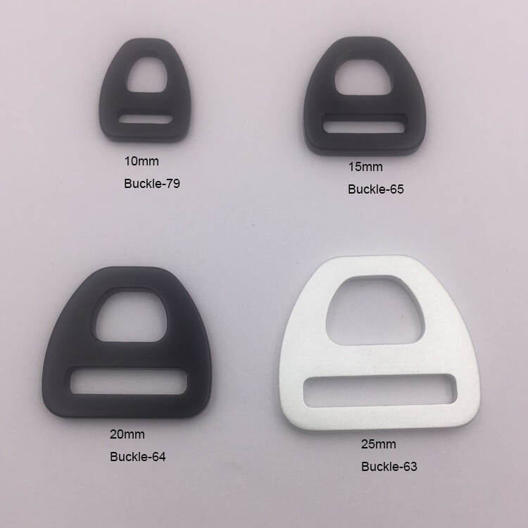 Wholesale Aviation Aluminum Triangle Hook Metal D Ring Buckle For Bags Accessories