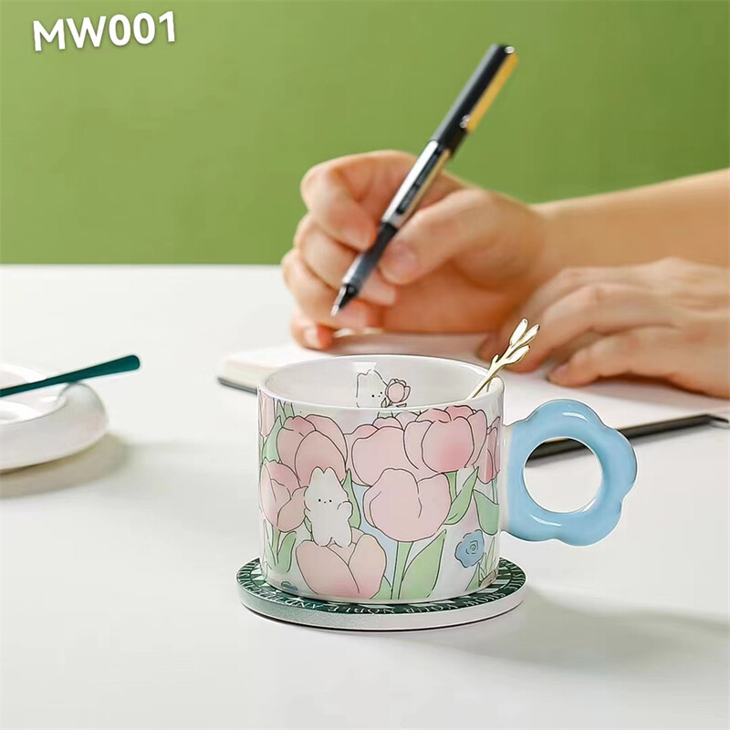 Cartoon Ceramic Cup Tè Caffè Acqua Tazza Home Office Ragazza