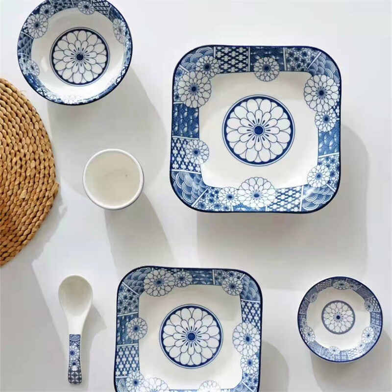 Chinese Style Dinnerware Sets, Chinese Style Dinnerware, Blue And White Ceramic Dinnerware, Wholesale Fine China Dinnerware