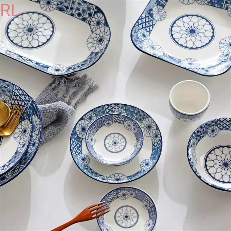 Chinese Style Dinnerware Sets, Chinese Style Dinnerware, Blue And White Ceramic Dinnerware, Wholesale Fine China Dinnerware