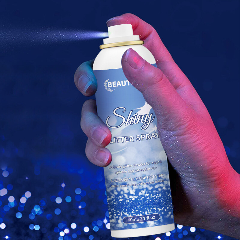 Gliter Spray for Body and Clothes；gliter shiny spray