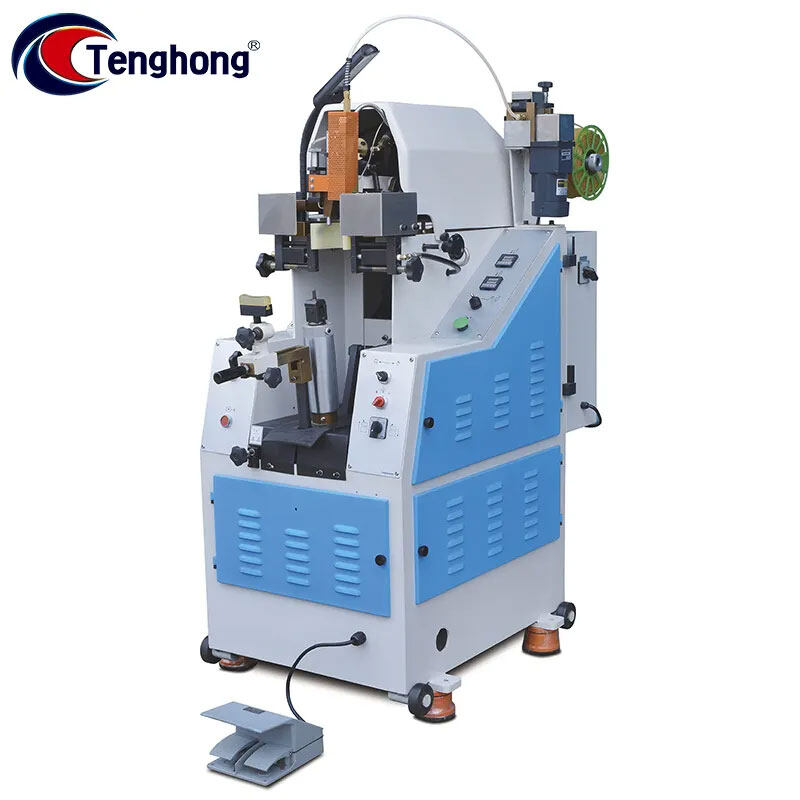 Machinery Supplier hydraulic automatic cementing heel seat lasting machine