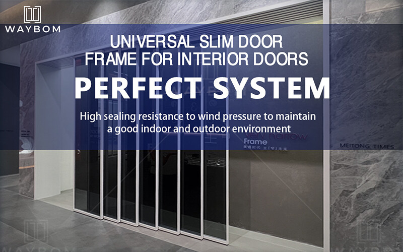 Factory wholesale eight applications of the slim aluminum doors perfect system with sealed design aluminum profiles