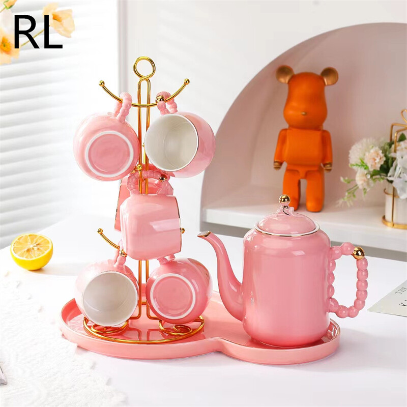 porcelain tea set,luxury tea set,tea pot and cups