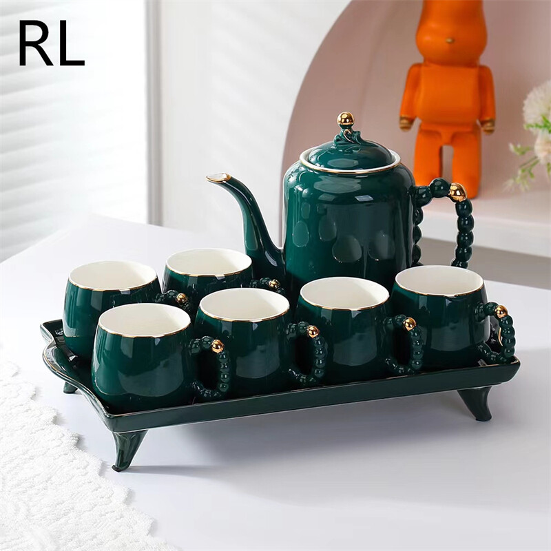 porcelain tea set,luxury tea set,tea pot and cups