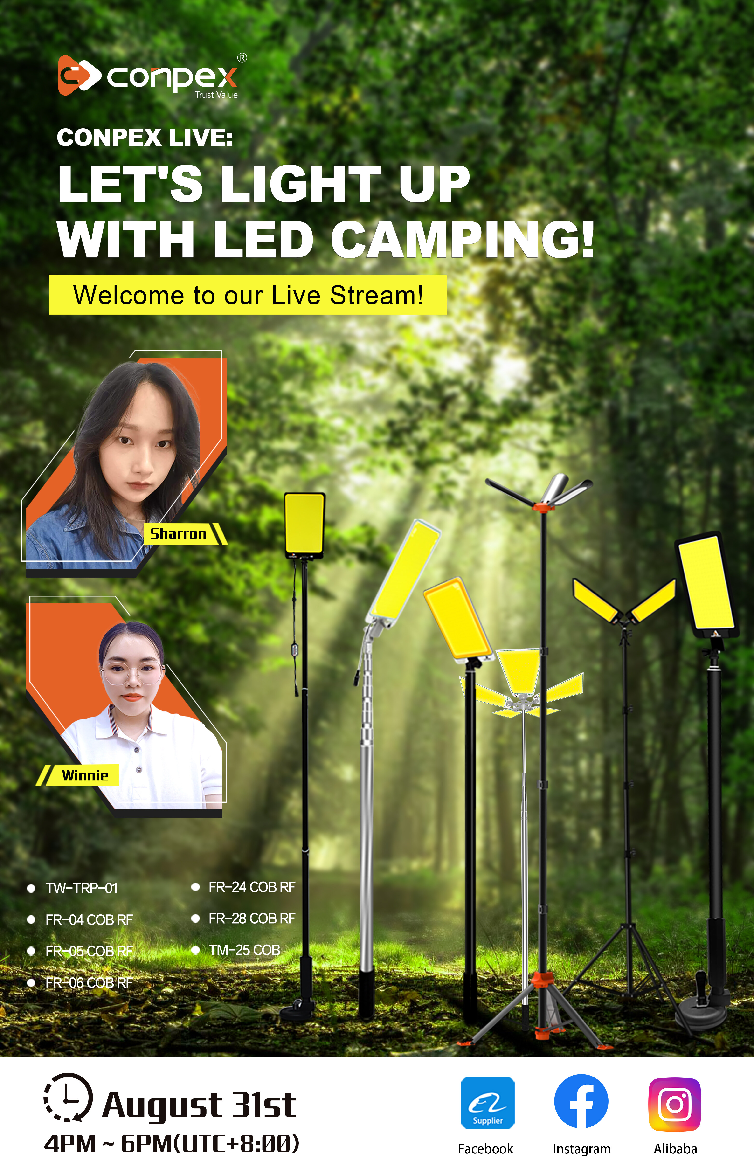 Conpex Live: Let's Light Up with LED Camping!