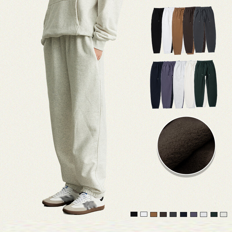 Unsiex Plain Fleece Sweatpants