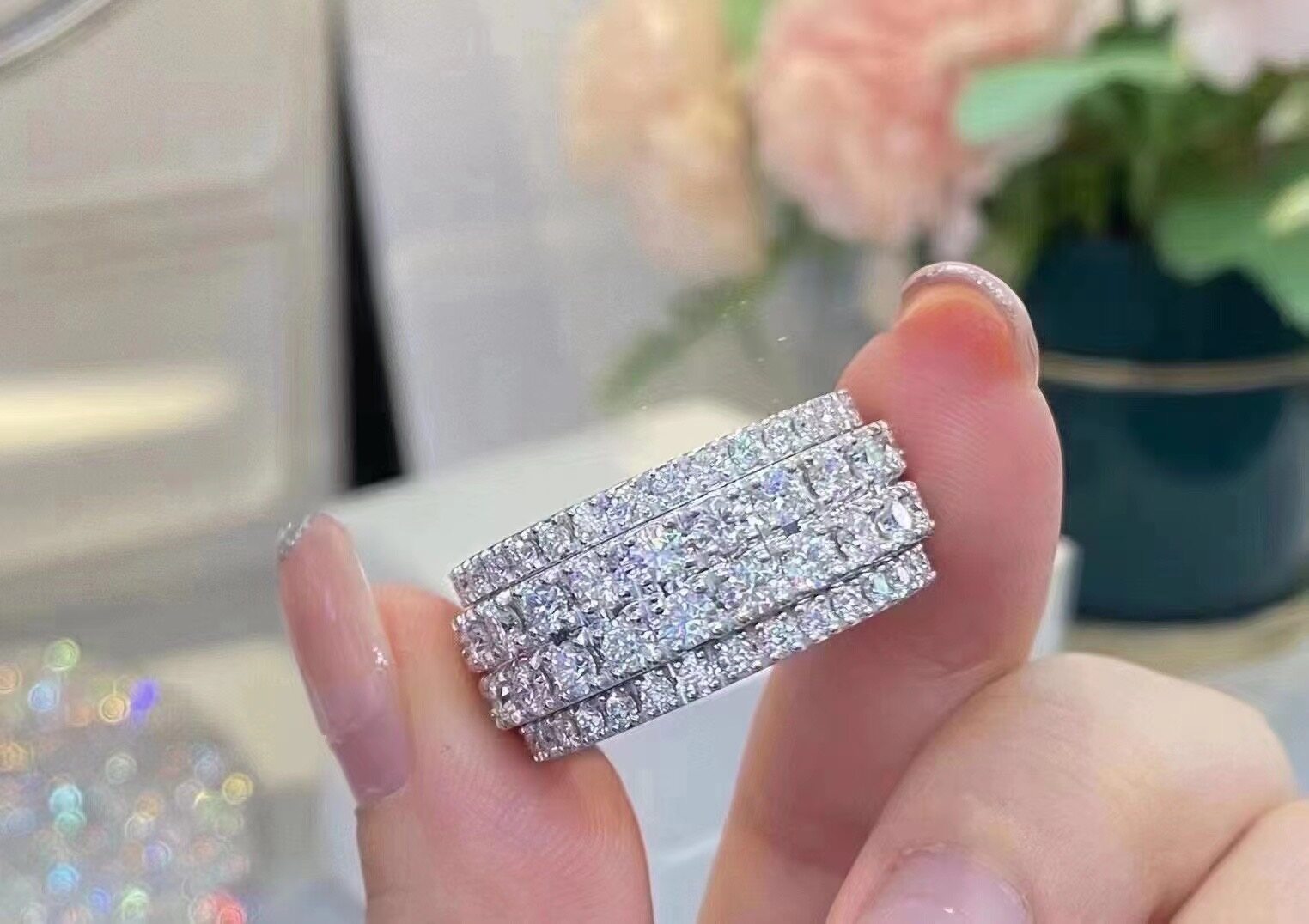 18k diamond ring