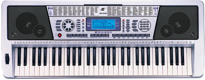 61 key force sensing piano keyboard, LCD display/40 teaching demonstration songs, 345 standard tones/128 world selected rhythms