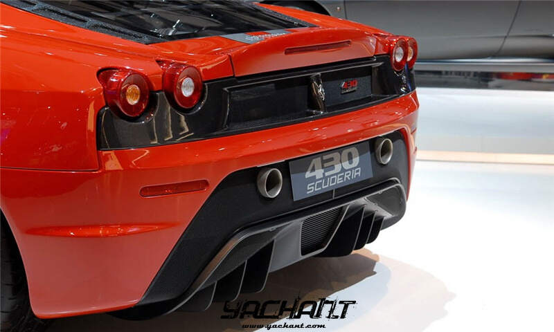 YCFR430027FCF 2004-2009 Ferrari F430 Scuderia Coupe  Scuderia Spider 16M Rear Tail Panel Grille FCF  (102).jpg