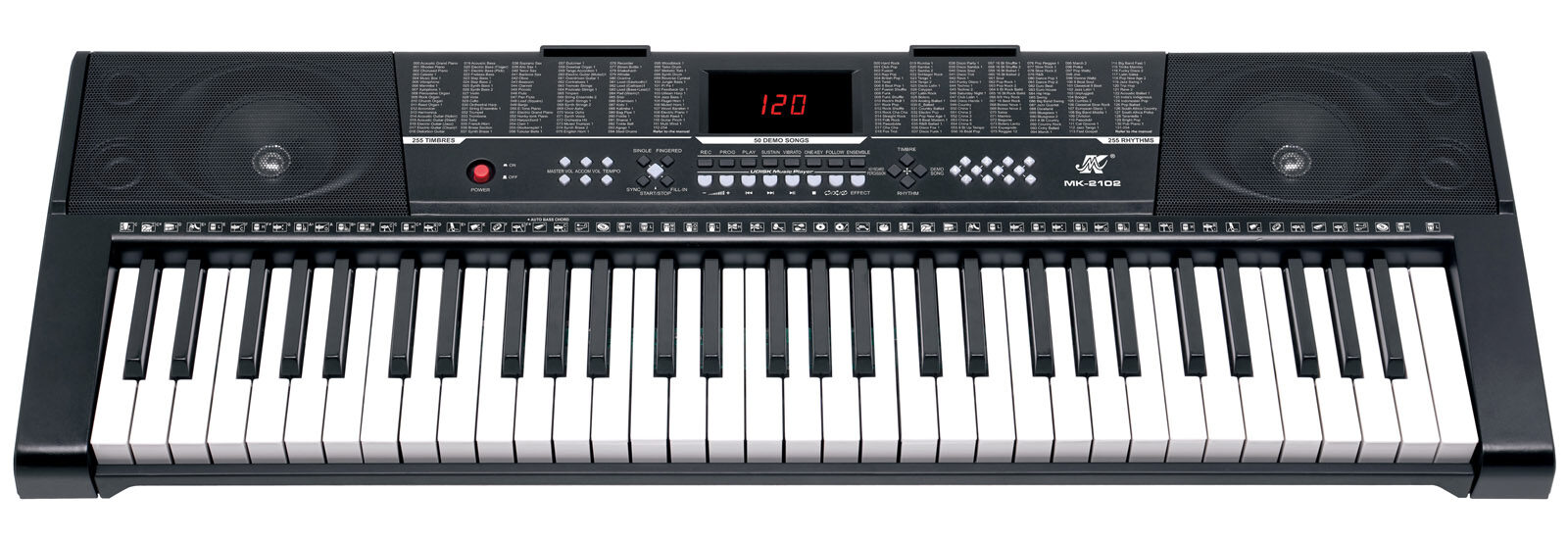 61 Tipo di insegnamento chiave Digital Electronic Piano Tre fasi Insegnamento intelligente