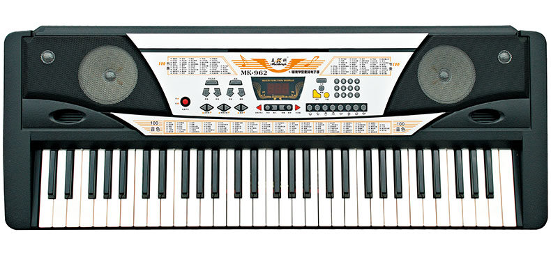 61 key multifunctional teaching electronic organ with 100 tones/rhythms
