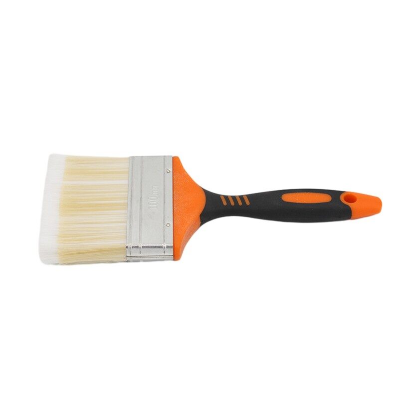 Customization Hot Products High Quality Paint Brush Rubber PP Handle Multi-standard Flat Acrylic Filament Hair