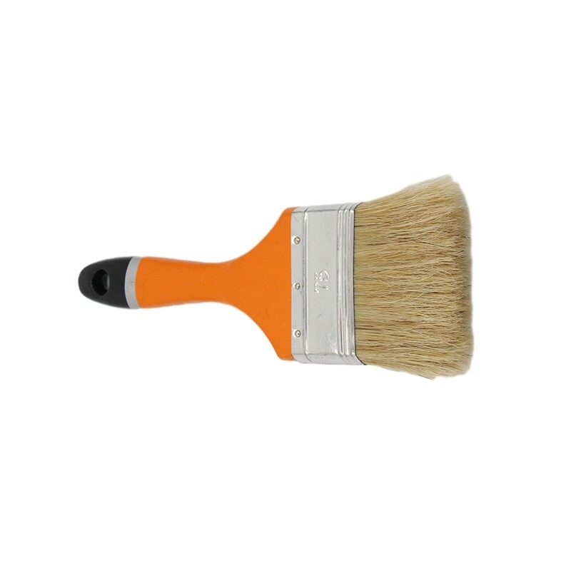 Customized Pig Hair Wooden Handle Paint Brush Wooden Paint Brush For Industry