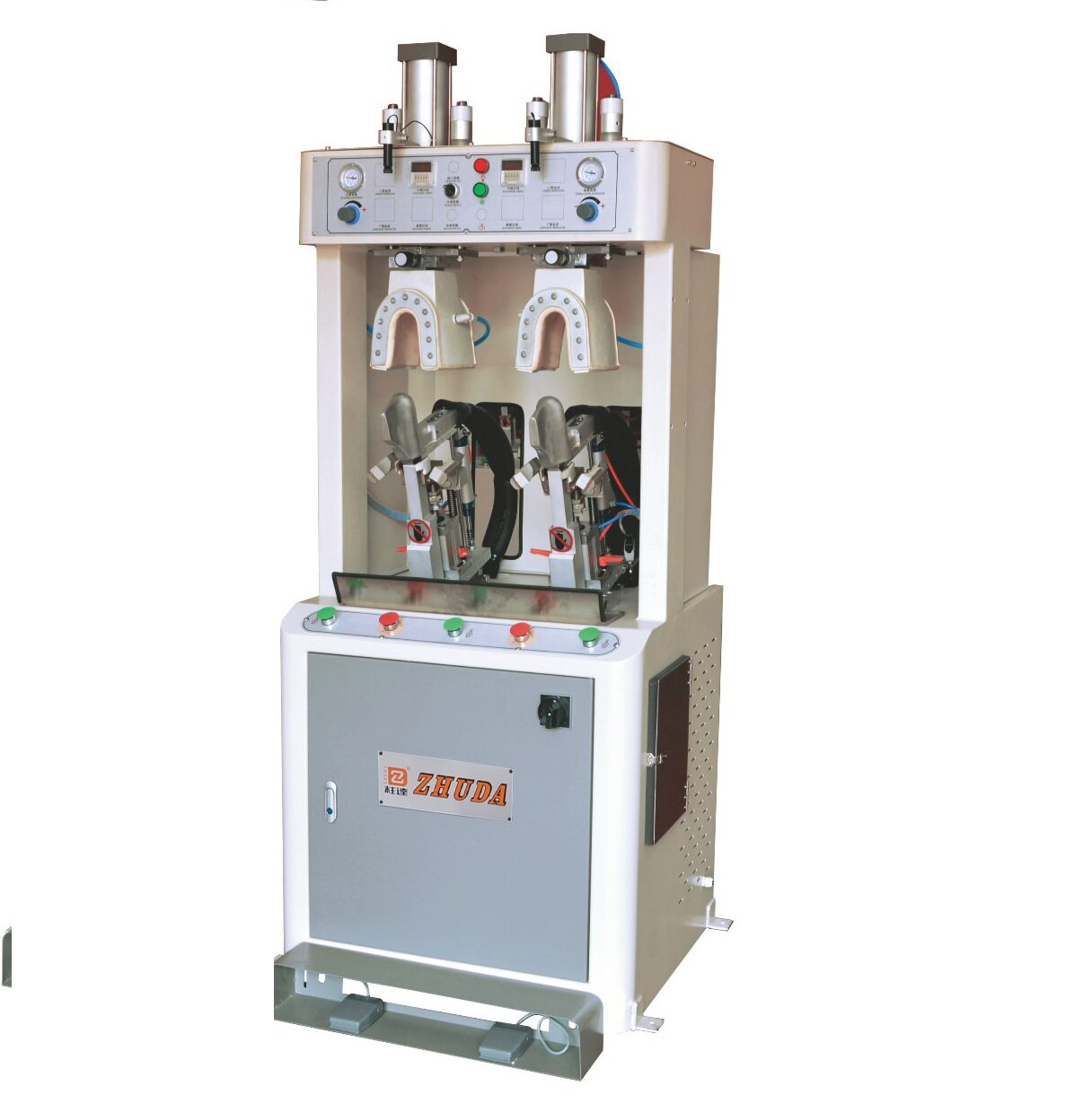 SINGLE COLD AND SINGLE HEAT HEEL SHAPING MACHINE