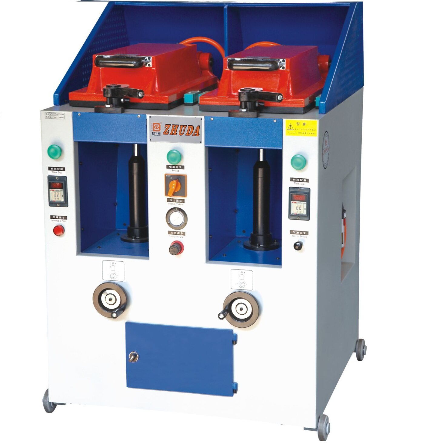 MANUAL COVER-TYPE SOLE ATTACHING MACHINE