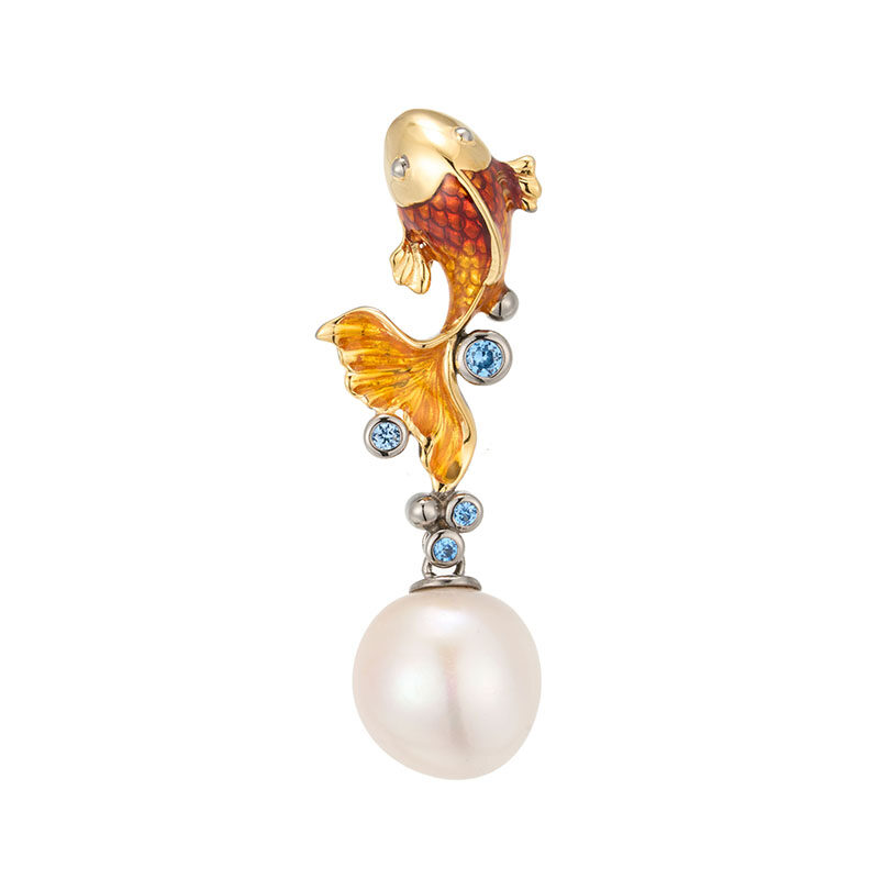 Handmade S925 Sterling Silver Baroque Pearl Pendant European and American Retro Ins Wind Jewelry
