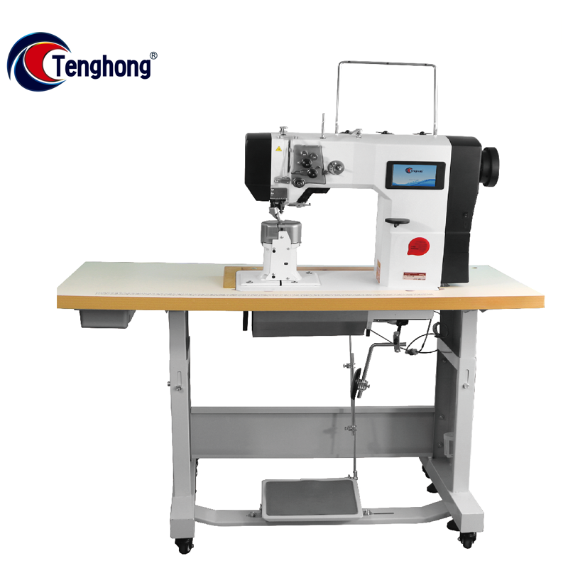 Single Needle Post Bed Sewing Machine Industrial Sewing Machine Computer Roller stitching