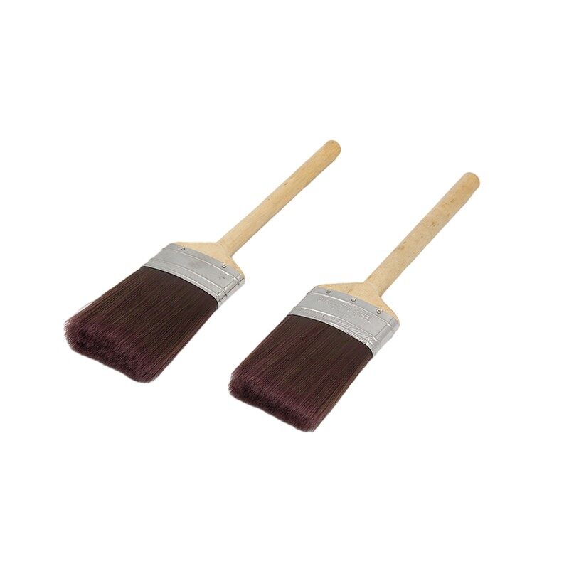 high quality wall painting brush custom wooden handle paint brush clean-cut edger brush