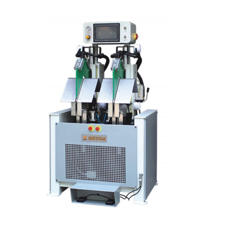 DOUBLE CUTTER BOOT-UPPER FORMING MACHINE