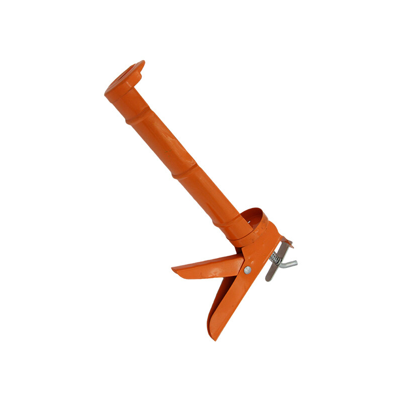 orange Caulking Gun Silicone 9" 10.5" 11" 13" Sealant Oem Customized Steel Power Surface Color mortar caulking gun