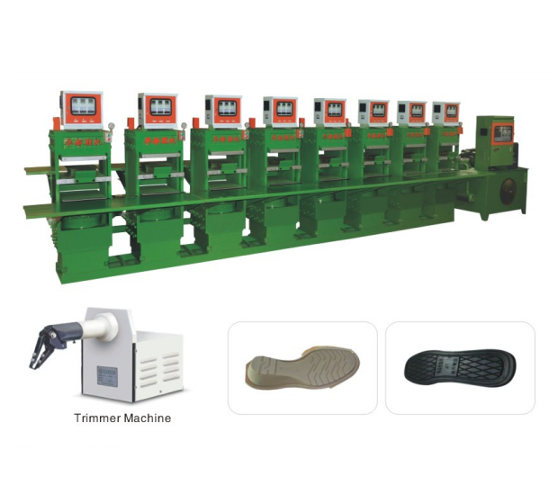 RUBBER SOLE HYDRAULC MACHINE