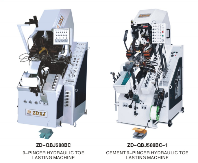 9-PINCER HYDRAULIC TOE LASTING MACHINE