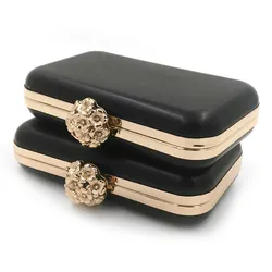 New Fashion Design Dinner Clutch Bag Square Metal Box Purse Frame Clutch coin purses Frame