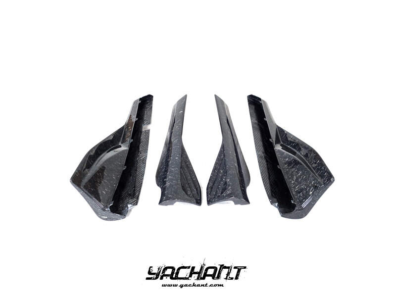 YCML600LT013LDZCF 2016-2021 McLaren 540C 570S 600LT Poseidon Style Side Skirt Underboard  Extension CF Forged Carbon Weave (1).jpg