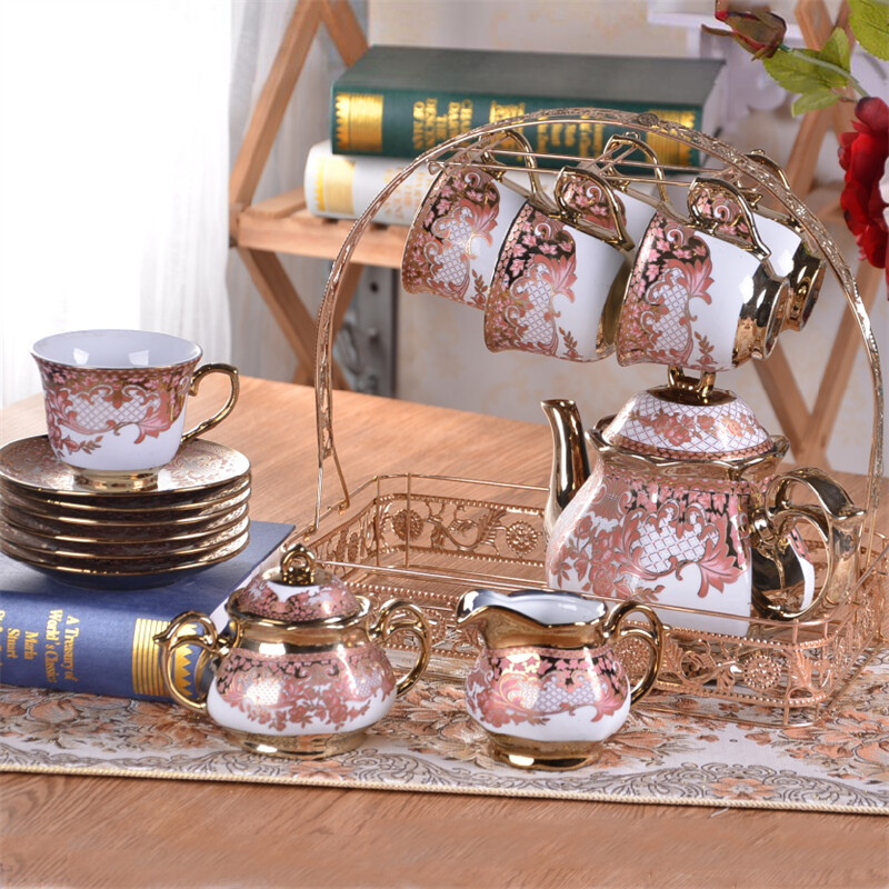 tea and coffee set,victorian tea set,ceramic tea cup set