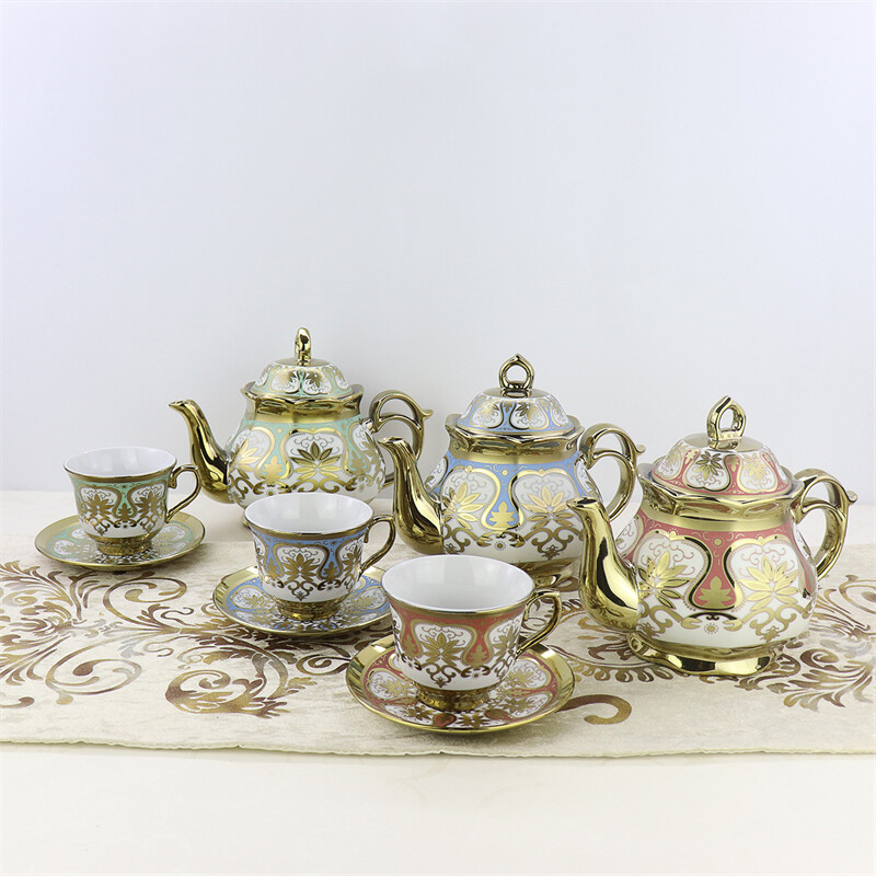 full tea set,elegant tea set,ceramic tea cup set