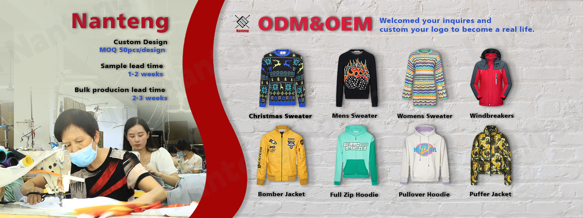Chinese sweater manufacturer,Custom Apparel  Made Great