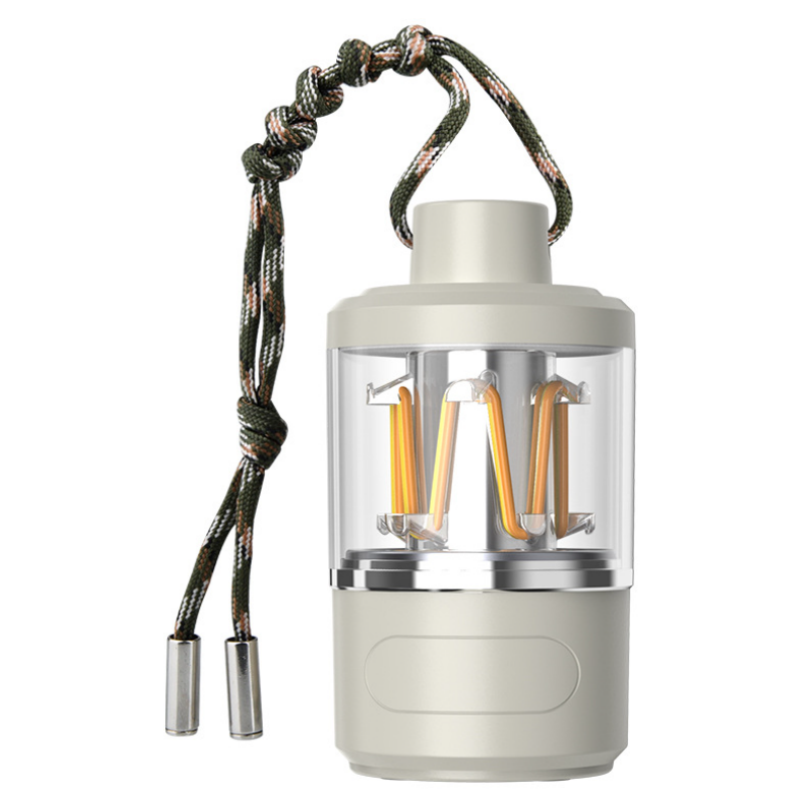 Multifunctional Tungsten Filament Lamp LED Sources USB Rechargeable Camping Lantern Tent Hanging Lights