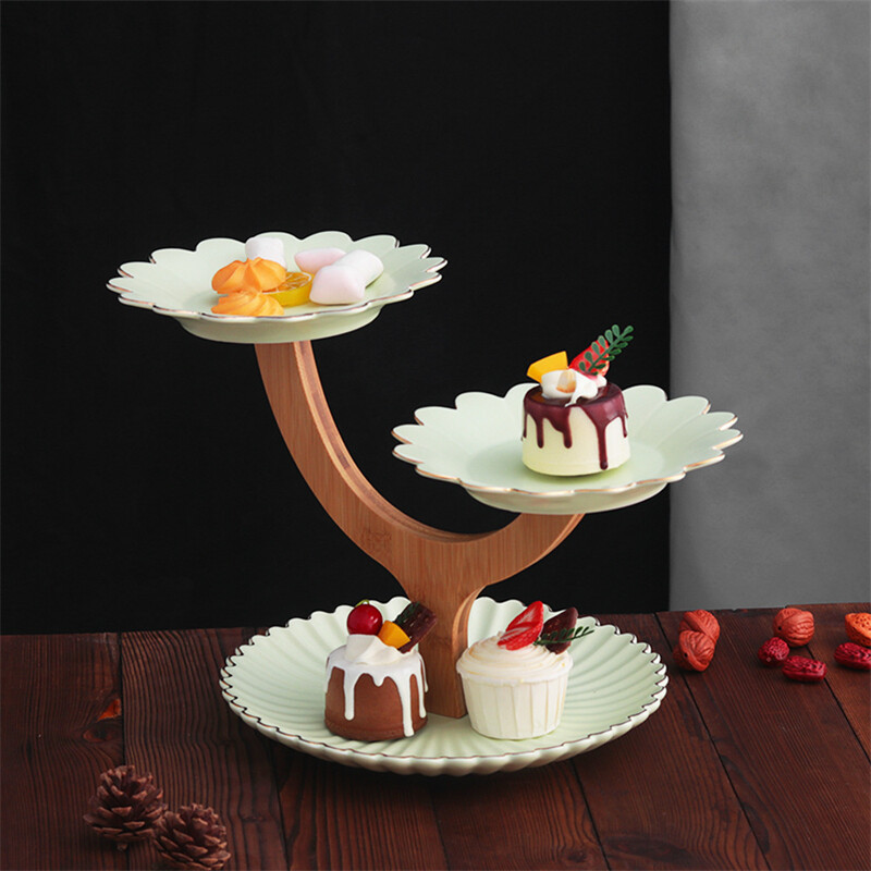 afternoon tea plate stand,afternoon tea wooden cake stand,cake stand bulk