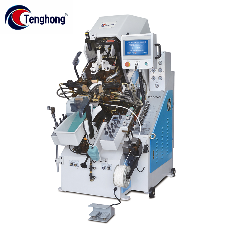 TH-747MA New Products Computer Memory control Automatic Cementing Toe Lasting Machine Supplier