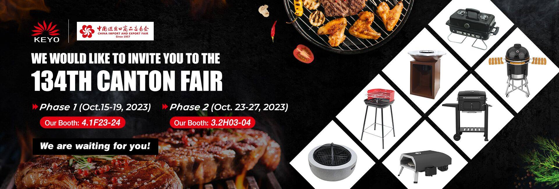 Welcome to visit our booth at 134th Canton Fair!