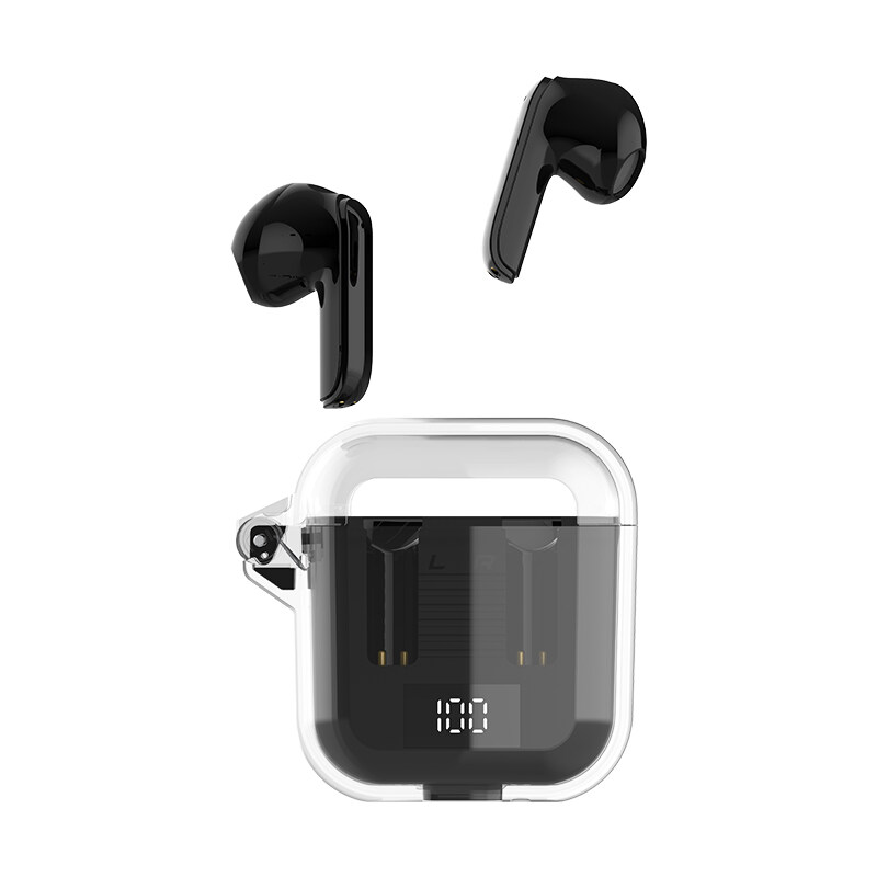 Vitog TM90 TWS Bluetooth Wireless Headphones With Transparent Box