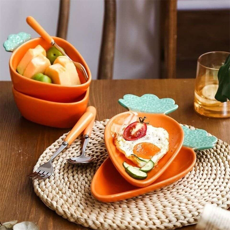 cute tableware,glazed pottery dinnerware,fun dinnerware