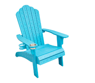 Outdoor adirondack balcony chair