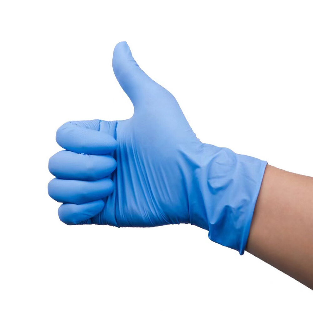 Gants jetables en nitrile bleu; acheter de petits gants en nitrile; gants en nitrile à vendre; fournisseurs de gants en nitrile;