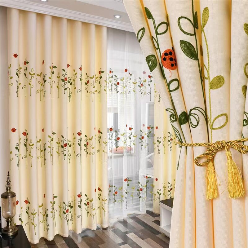 Embracing Elegance: The Charm of Embroidered Lined Curtains