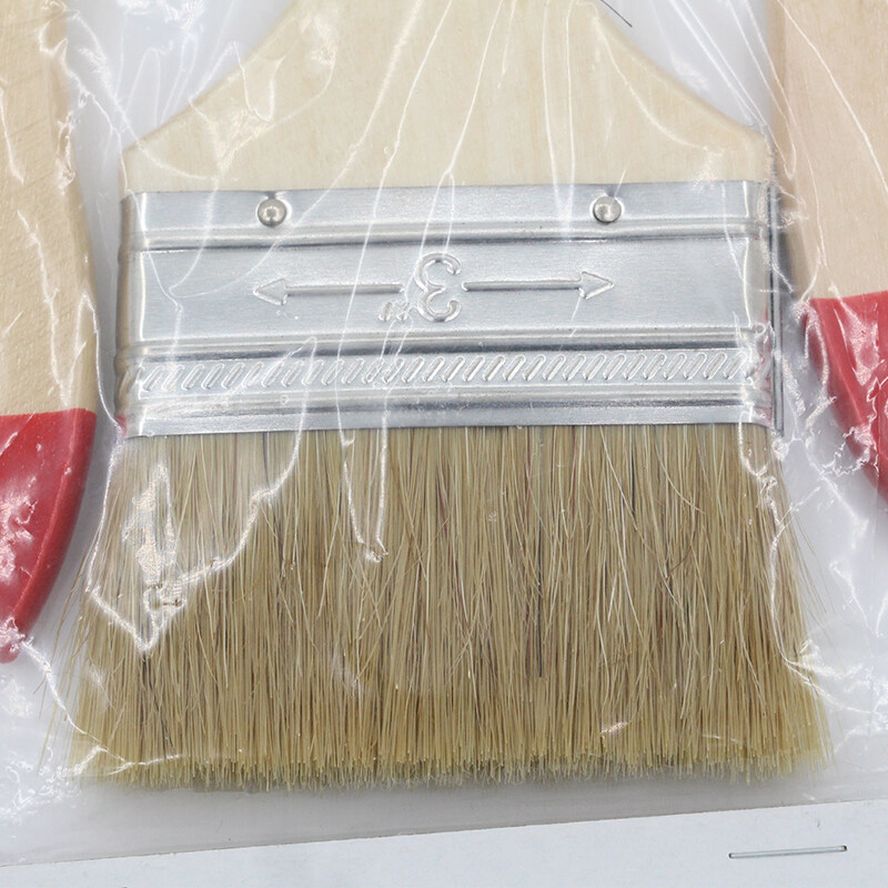 Hot Selling Custom Reusable Paint Brushes Wall Set Wood Handle Paint Brush Wood for Walling