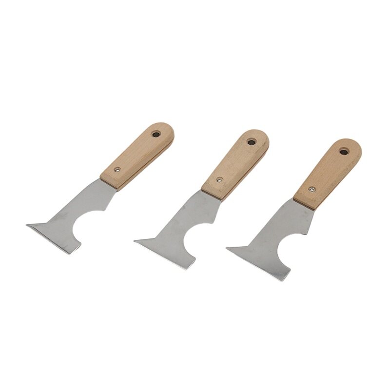 Wood Handle Paint Putty Knife 5 in 1 Multifunction Scraper Putty Knife Painting Scrapper