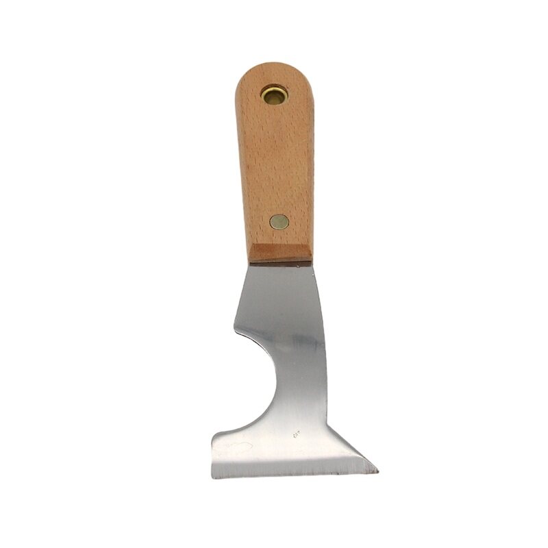 customization Hot Selling Premium Stainless Steel Putty Knife With Wooden Handle