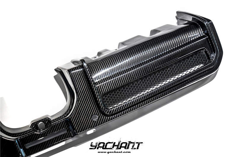 YCBMMN048LDCF 2022-2023 MINI F56 JCW Duell AG Style Rear Diffuser with Backup Light DCF(5).jpg